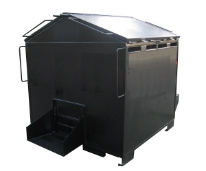 Термос-бункер (рециклер) для нагрева и хранения асфальта от 3 до 4 тонн