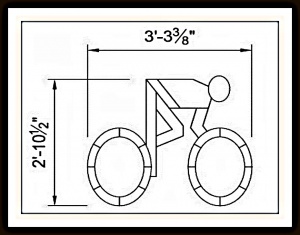         - Bicycle Pavement Sign