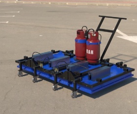 Аренда установки инфракрасного нагрева асфальта ИКН SG-300-JPVT