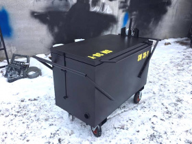 Термоизолированный плавильный котел для дорожных мастик и герметиков  SM-30-Y