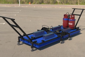 Аренда установки инфракрасного нагрева асфальта ИКН SG-300-JPVT